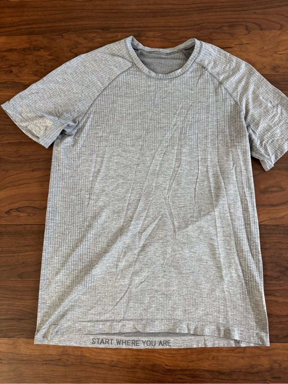 lululemon athletica Light Gray Men's Short Sleeve Tech Tee